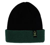 Black / Green Creature Bonehead Label Long Shoreman Beanie Schwarz