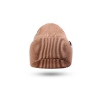 Basic Beanie Wooly Knit - Beige