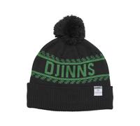 Beanie DJINNS "Djinns Djinns Bubble Beanie Winter Jacquard", Herren, Gr. OSFM, schwarz, grün, Kunstfaser, Mützen Beanie (98619053-0) schwarz, grün