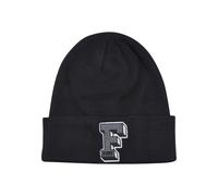 Beanie FUBU "Fubu Accessoires FA224-001-1 COLLEGE BEANIE BLACK/ANTHRA", Herren, Gr. onesize, schwarz, anthrazit, Kunstfaser, Mützen Beanie (55267230-0) schwarz, anthrazit