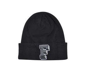 Beanie FUBU "Fubu Accessoires FA224-001-1 COLLEGE BEANIE BLACK/ANTHRA", Herren, Gr. onesize, schwarz, anthrazit, Kunstfaser, Mützen Beanie (55267230-0) schwarz, anthrazit
