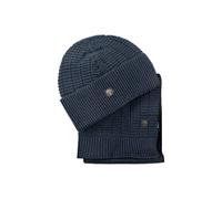 Beanie JOOP "Schal 17 JB-01Feranto 10020285", Herren, blau (dunkelblau), Obermaterial: 50% Wolle mw. 50% Polyacryl PAN., Mützen Beanie (10916324-0) dunkelblau