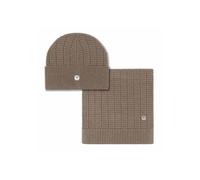 JOOP! Herren Schal & Mütze - Feranto, Geschenkset, One Size Braun