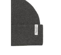Beanie, knitted, double layer DEEP GREY MELANGE DEEP GREY MELANGE