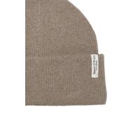 Beanie, knitted, double layer SHADED BROWN MELANGE SHADED BROWN MELANGE