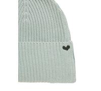 Beanie, knitted, structured with fold-up, various embroidery art FROZEN MINT FROZEN MINT