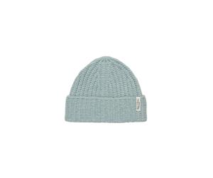 Beanie MARC O'POLO "aus weichem Schurwolle-Mix", Damen, silbery blau, Obermaterial: 75% Schurwolle, 25% Polyamid, unifarben, Mützen Beanie (63819541-0) silbery blau