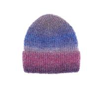 Beanie MAXIMO, Jungen, Gr. 51/53, lila (lavendel), Strick, Materialmix, mehrfarbig, Mützen Beanie, Fasermix mit Wollanteil, Boucle-Garn, Farbverlauf, breiter Umschlag (34815068-51) lavendel