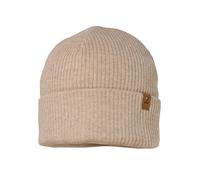 Beanie MAXIMO, Jungen, Gr. 51, beige (beigemeliert), Fleece, Baumwolle, unifarben, Mützen Beanie, aus Baumwolle, wärmend, gefüttert, unifarben (69876716-51) beigemeliert