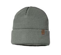 Beanie MAXIMO, Jungen, Gr. 51, grün (khaki grau), Fleece, Baumwolle, unifarben, Mützen Beanie, aus Baumwolle, wärmend, gefüttert, unifarben (23425747-51) khaki grau