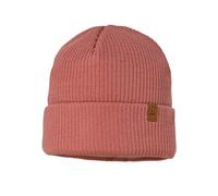 Beanie MAXIMO, Jungen, Gr. 57, rot (ash rose), Fleece, Baumwolle, unifarben, Mützen Beanie, aus Baumwolle, wärmend, gefüttert, unifarben (40259016-57) ash rose