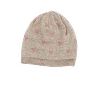 Beanie MAXIMO, Mädchen, Gr. 47/49, beige, Strick, Materialmix, Mützen Beanie, Wollanteil, Feinstrick, gefüttert, Glitzer Details (54783508-47) beige