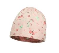 Beanie MAXIMO, Mädchen, Gr. 49/51, softrose, marmorrosa, Jersey, Obermaterial: 95% Baumwolle, 5% Elasthan, Mützen Beanie, Schmetterling, Jersey, Mädchen, Kids, Übergang (91760610-49) softrose, marmorr