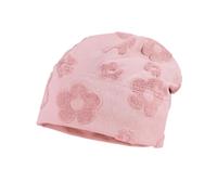 Beanie MAXIMO, Mädchen, Gr. 49, dogwood, Jersey, Obermaterial: 80% Baumwolle, 20% Polyester, Mützen Beanie, Rosa, Blume, Jersey, Mädchen, Kleinkind (21509762-49) dogwood