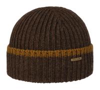 Beanie Merino Wool by Stetson dunkelbraun One Size