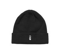 Beanie MISS TEE "Miss Tee Queen Card Heavy Knit Beanie", Damen, Gr. onesize, schwarz, Kunstfaser, Mützen Beanie (93600347-0) schwarz
