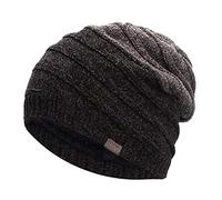Beanie MüTze FüR Männer Und Damen: Beanie MüTze-StrickmüTze Herren Winter Mit Thermo Fleece Innenfutter Warme LaufmüTze Thermo Merino Beanie Herbst WintermüTze Verdickung SkimüTze Outdoor SportmüTze