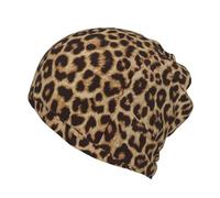 Beanie-Mütze, Halsmanschette, Strickmütze, Gesichtsmaske, Schal, Sturmhaube, lässige Laufmütze, Leopardenmuster