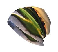 Beanie-Mütze, lustige Strickmütze, Stretch-Schal, Kopfwickel, klassisch, warm, für Erwachsene, Herren, Damen, Jet-Fighter, Golf und Rasen, Einheitsgre