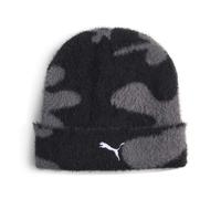 Beanie PUMA "Aufgeraute, bedruckte Beanie mit mittelhoher Krone Erwachsene", Herren, Gr. onesize, schwarz, Obermaterial: 100% Nylon. Futter: 4% Elasthan, 96% Polyester, Mützen Beanie (87507944-0) schw