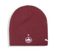 Beanie PUMA "FC Red Bull Salzburg Wendbare Beanie Erwachsene", Herren, Gr. onesize, flat schwarz gray team regal rot, Innenmaterial: 100% Polyacryl. Außenseite: 100% Polyacryl, Mützen Beanie (60968822