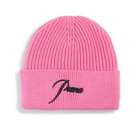 Beanie PUMA "STEWIE Beanie mit mittelhoher Krone Erwachsene", Herren, Gr. onesize, fast pink, 50% Polyester, 30% Polyacryl, 18% Nylon, 2% Wolle, Mützen Beanie (14187760-0) fast pink