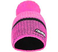 Beanie REUSCH "Reusch Mütze Noah Beanie für Sport & Freizeit", Damen, pink (weiß, pink), 100% Polyacryl, mehrfarbig, unifarben, Mützen Beanie, mit Innenfutter (86992322-0) weiß, pink