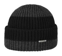 Beanie Stripes Merino Wool by Stetson anthrazit-schwarz One Size