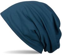 Beanie STYLEBREAKER "Unifarbene Beanie Mütze mit Fleece", Herren, blau (blau, petrol), 50% Viskose CV. 50% Polyester PES., Modisch, Mützen Beanie (63478067-0) blau, petrol