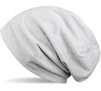 Beanie STYLEBREAKER "Unifarbene Beanie Mütze mit Fleece", Herren, grau (hellgrau meliert), 50% Viskose CV. 50% Polyester PES., Modisch, Mützen Beanie (83539903-0) hellgrau meliert