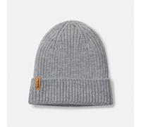 Beanie TIMBERLAND "Rib Knit Beanie", Herren, grau (medium grau heather), Obermaterial: 70% Polyester, 30% Polyacryl, Mützen Beanie (74622862-0) medium grau heather