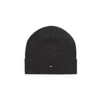 Tommy Hilfiger Herren Th Flag Lightweight Am0Am14068 Beanie, Black (Black), Einheitsgröße
