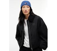 Beanie TOMMY JEANS "TJW HERITAGE CORE", Damen, blau (misty lazuli), Strick, Baumwolle, Mützen Beanie (61730546-0) misty lazuli