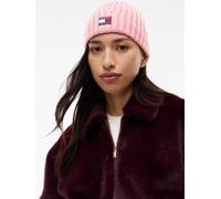 Beanie TOMMY JEANS "TJW HERITAGE CORE", Damen, rosa (pale primrose), Strick, Baumwolle, Mützen Beanie (69048536-0) pale primrose