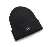 Beanie UNDER ARMOUR "HALFTIME BEANIE", Herren, schwarz, weiß, Obermaterial: 100% Polyacryl, Mützen Beanie, gerippter Acryl-Strickstoff, schweißableitend, schnell trocknend (51879355-0) schwarz, weiß