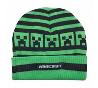 Beanie Wintermütze Mütze Onesize, Diese offiziell lizenzierte Kinder-Wintermütze im markanten Creeper-Design mit deutlich sichtbarem -Schriftzug ist