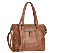 Bear Design Umhängetasche »Diede«, Handtasche, Shopper, Schultertasche, knautschiges Leder, cognac