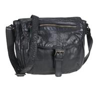 Bear Design Umhängetasche »Mattea«, Handtasche, Schultertasche, knautschiges Leder, black