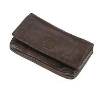 Bear Design Geldbörse »Cow Lavato«, Damenbörse, Portemonnaie, knautschig weiches Leder, 14 Kartenfächer, braun