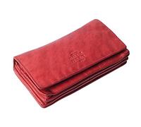 Bear Design Geldbörse »Cow Lavato«, Damenbörse, Portemonnaie, knautschig weiches Leder, 14 Kartenfächer, rot