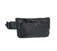 Bear Design Bauchtasche Gürteltasche Cow Lavato Herren Damen Leder schwarz