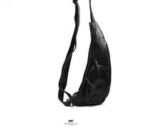 BEAR DESIGN - CALLISTO PELLE Bodybag Han Black Schwarz