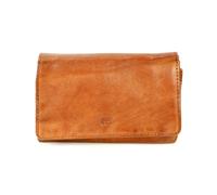 Bear Design Geldbörse »Lieke«, Damenbörse, Portemonnaie, knautschiges Leder in cognac braun, 9 Kartenfächer, kompakt