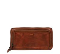 Bear Design Cow Lavato Demi Wallet cognac