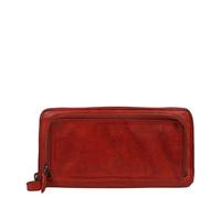 Bear Design Cow Lavato Demi Wallet red