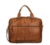 Bear Design Cow Lavato Laptop-Tasche cognac