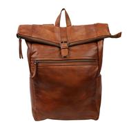Bear Design Cow Lavato Pergola Rolltop Backpack 13" cognac