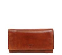 Bear Design Cow Lavato Wallet 12 cc cognac