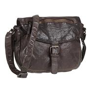Bear Design Handtasche Damen Tasche Leder Schultertasche Cow Lavato braun