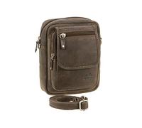 Bear Design Gürteltasche Dark Nature Herren Damen braun Leder Umhängetasche